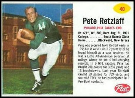 40 Pete Retzlaff